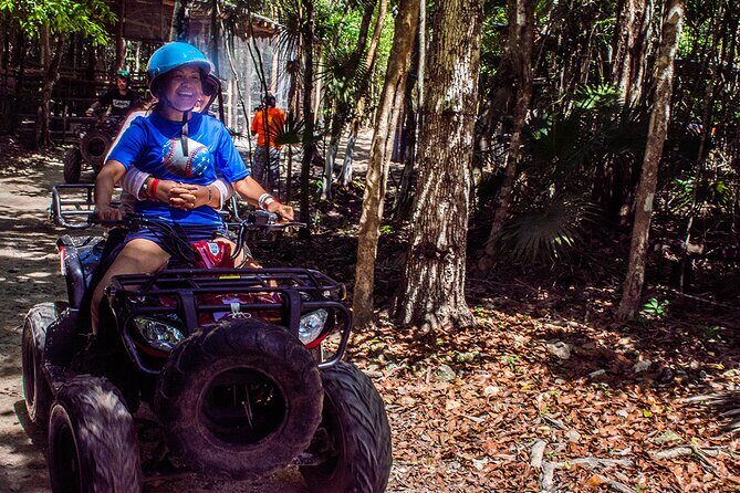 ATV (shared), Ziplines & Cenote from Playa del Carmen with Lunch - Key Points
