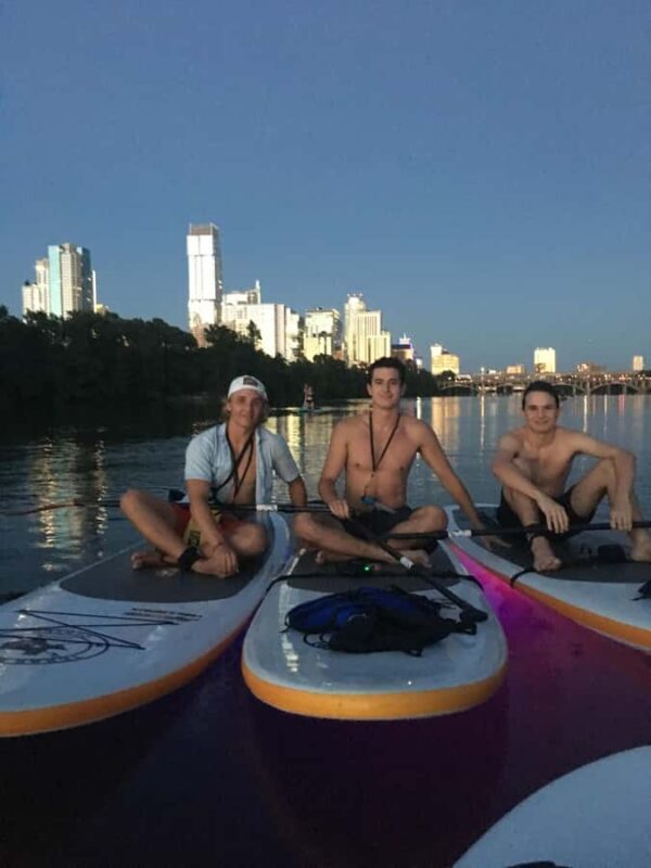 Austin: Lady Bird Lake Nighttime Paddle Board Tour - The Glowing Boards & Nighttime Atmosphere