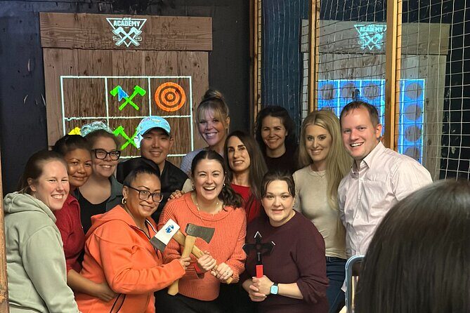 Axe Academy Projector Lane Axe Throwing Experience - Key Points