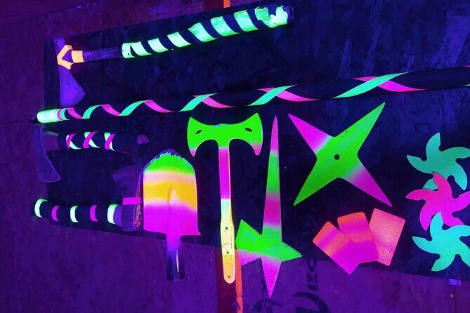 Axe Throwing Las Vegas Neon - Who Will Love This?