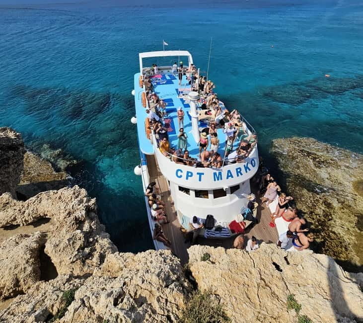 Ayia Napa: Blue Lagoon & Turtle Cruise with Optional Lunch - Key Points