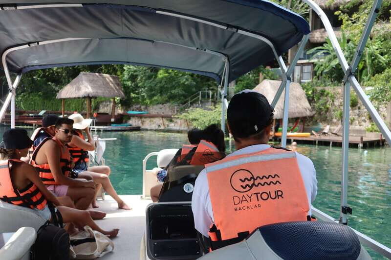 Bacalar: 3-hr Pontoon Boat Tour with Beach Club + Kayaks - What It Feels Like to Be on the Water
