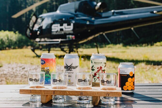 Backcountry Beer Tasting Heli-Tour & Landing (Depart SKY Hangar) - Key Points