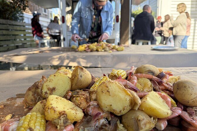 Backyard Shrimp Boil on Shem Creek - Key Points