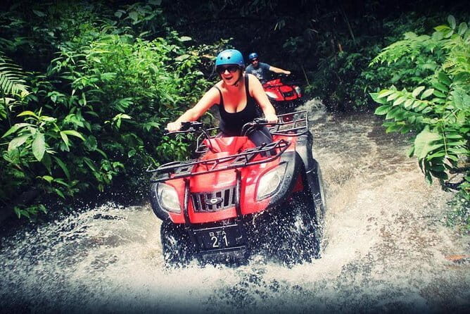 Bali ATV Ride Waterfall,River,Rice Field,Gorilla cave Ubud-Lunch - FAQ