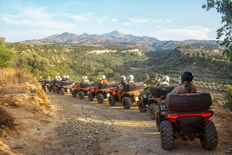 Bali Rethymno Panormo half day quad safari adventure - Key Points