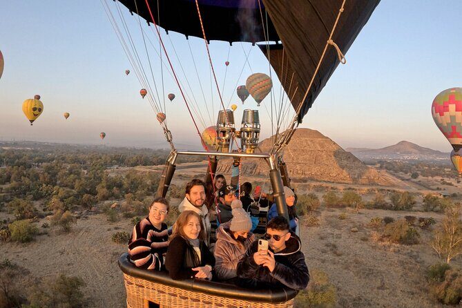 Balloon Flight and Teotihuacan Tour w/Breakfast from Mexico City - Key Points