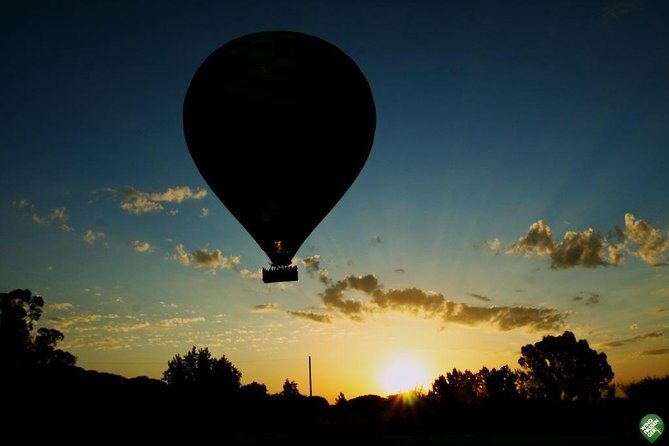Balloon Ride with Complimentary Drink from Coruche - Landing and Celebration