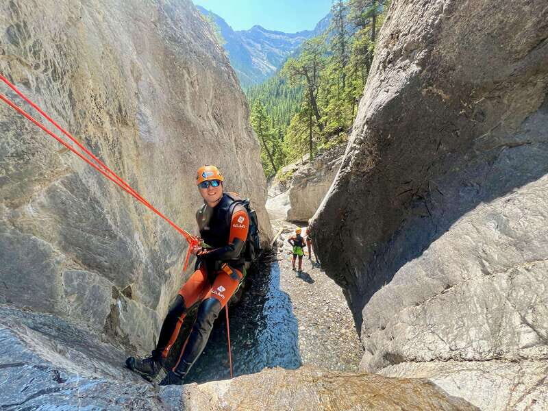 Banff: Beginner Canyoning Half-Day Tour - Key Points