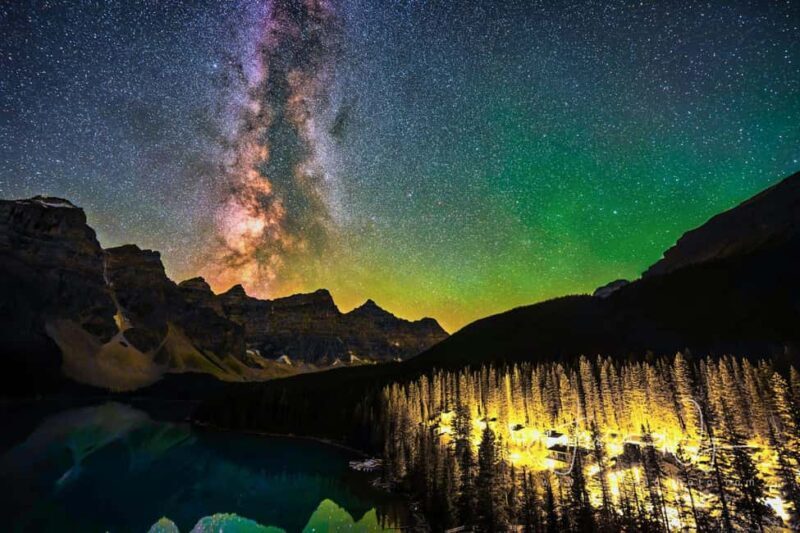 Banff or Moraine Lake: Night Tour with possible Stargazing - Key Points