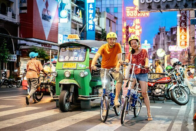 Bangkok Night Bike Tour - Including Transfer & Street Food - The Itinerary Breakdown
