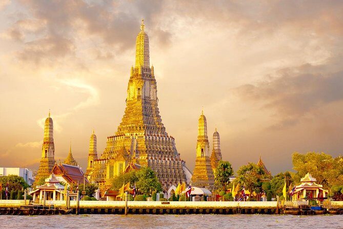 Bangkok Three Temples Tour with Grand Palace & Heritage Cruise - Key Points