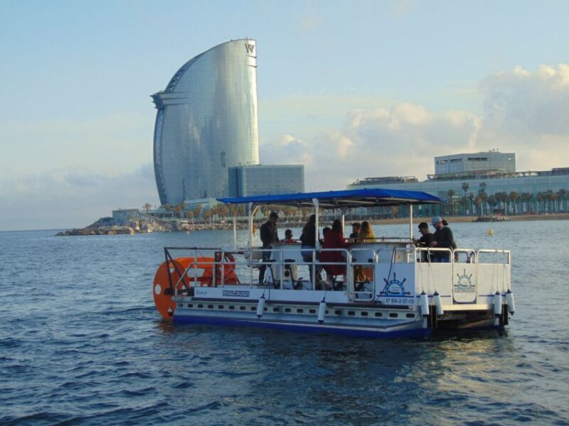 Barcelona: 1.5-Hour Private Scenic Pedal Boat Tour - Whats Included and Whats Not