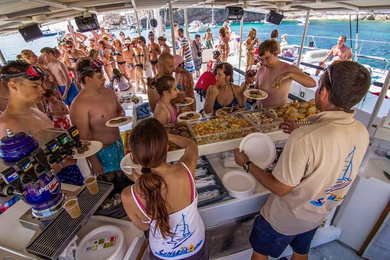 Barcelona: Catamaran Party Cruise with BBQ Meal - FAQ