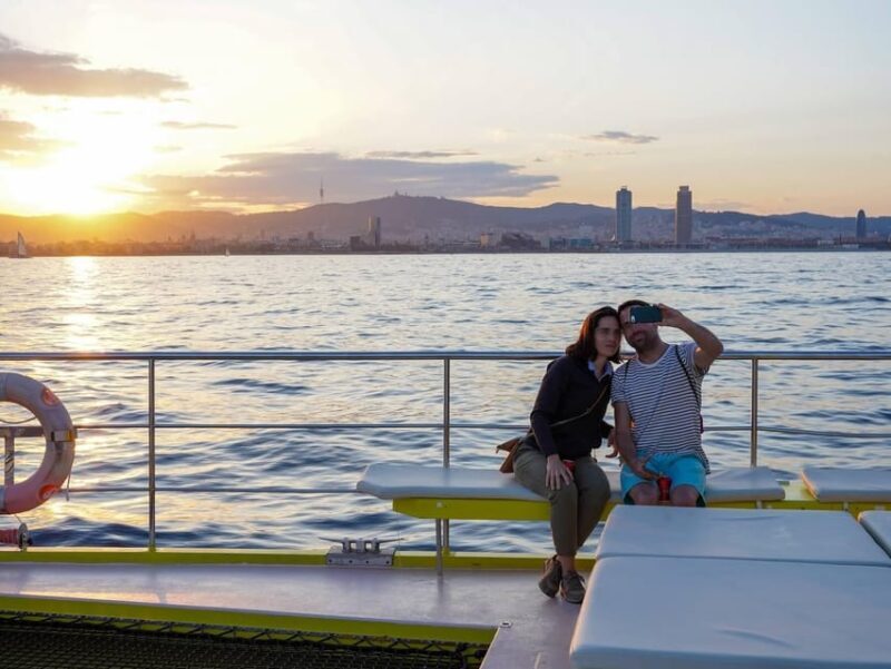Barcelona: Daytime or Sunset Catamaran Cruise with Music - Detailed Breakdown of the Itinerary