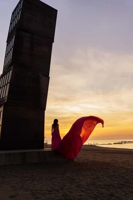 Barcelona: Magic Pink Flying Dress Photoshoot - An Honest Look at the Experience