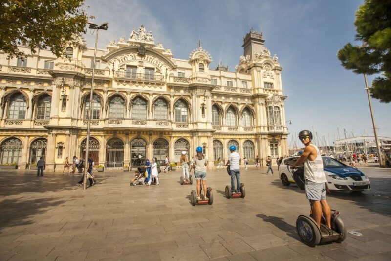 Barcelona: Old Port and Gothic Quarter Guided Segway Tour - Key Points
