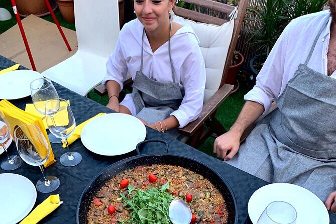 Barcelona Premium Paella & Sangria Class in a Stunning Lacation - Key Points