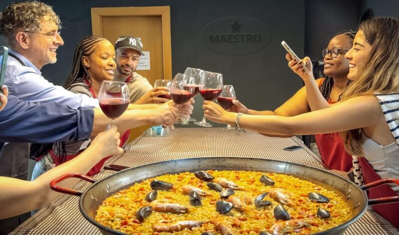 Barcelona: Seafood Paella Maestro & Tapas & Sangria - Cooking the Classic Paella and Other Dishes