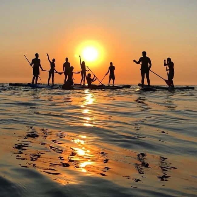Barcelona: Sunrise or Sunset Paddle Surf with Photos - Key Points