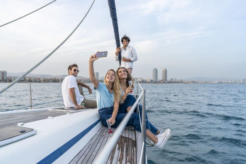 Barcelona Sunset Sailing with Gin Tonic Workshop Option - Key Points