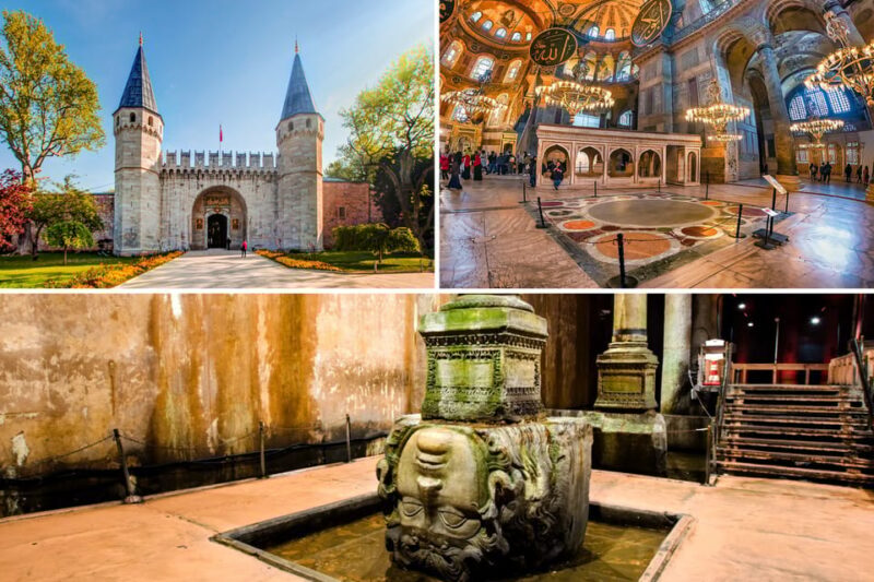 Basilica Cistern &Topkapi Palace &Hagia Sophia Combo Tickets - An Overview of the Experience