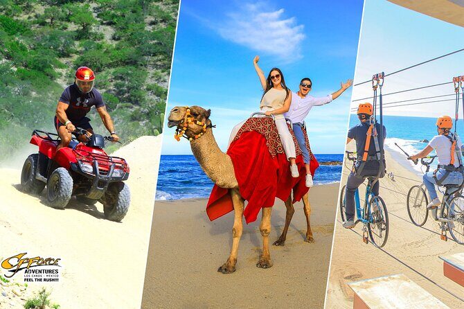 Beach ATV y Camel Ride y Sky Bike Adventure - Key Points