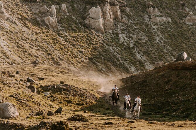 Beach gallop - horse riding Safari for experienced riders - An Authentic Horseback Ride Through Santorini’s Best Spots