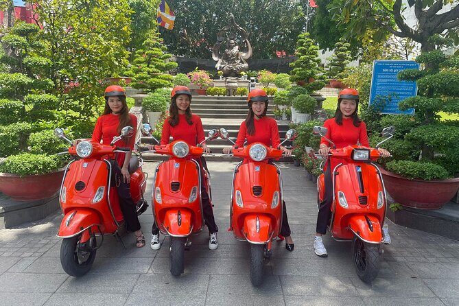 Beautiful Female Riders Vespa Red River Countryside Tour 5 Hours - FAQs
