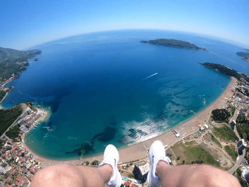 Becici Beach: Tandem Paragliding Flight in Budva Riviera - Key Points
