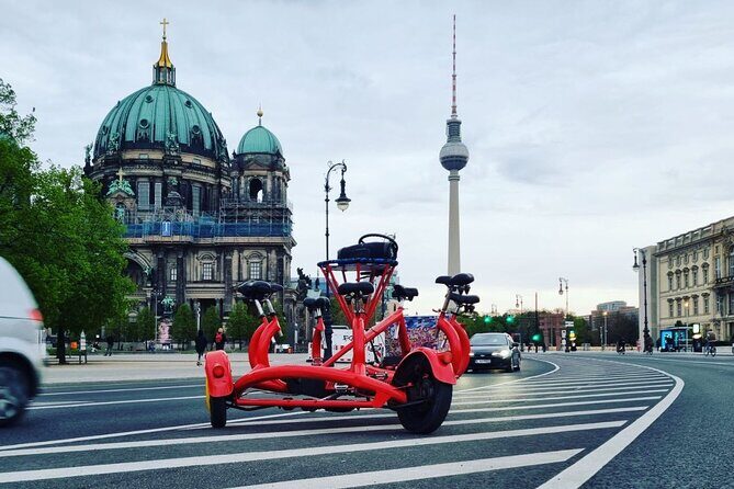 Beer Bike & Party Bike Highlights Berlin City Tour including pick-up - Key Points