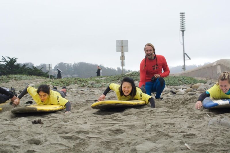 Beginner Surfing Lesson - Pacifica or Santa Cruz - Key Points