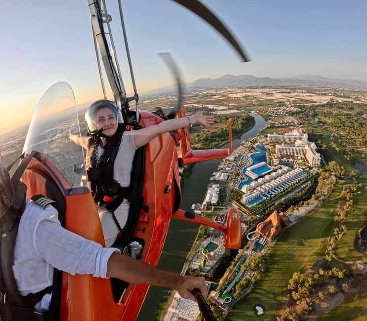 Belek Golf Courses Gyrocopter Tour - Key Points