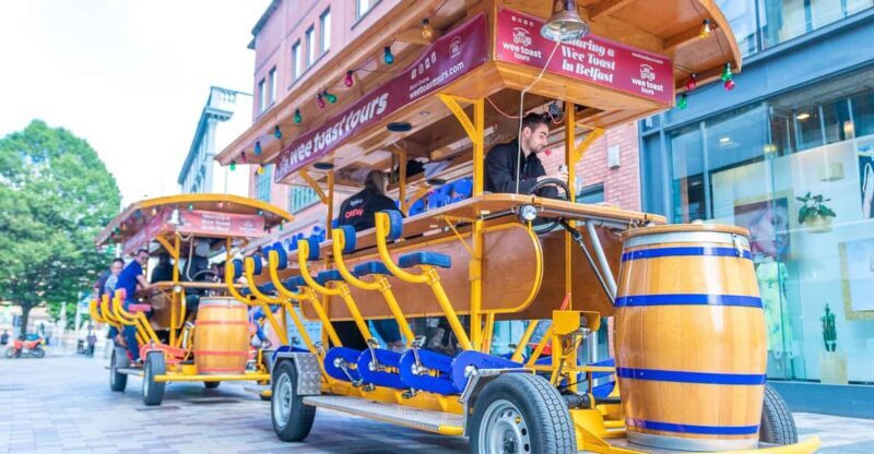 Belfast: City Centre Beer Bike Tour - Key Points