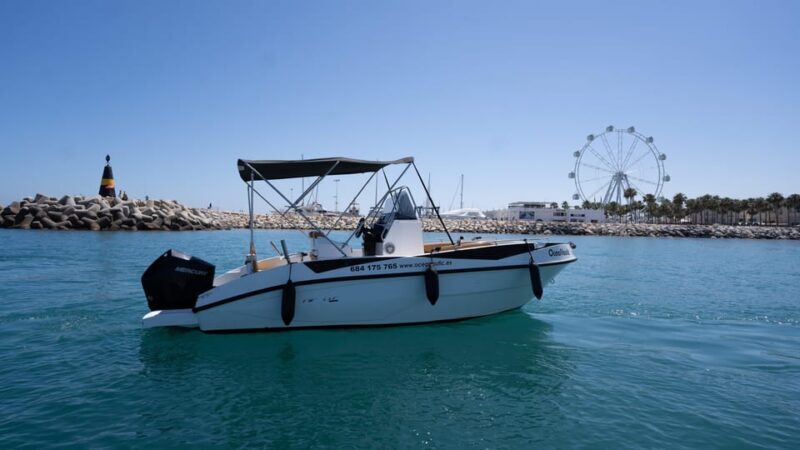 Benalmadena: Boat Rental in Malaga for hours - Key Points
