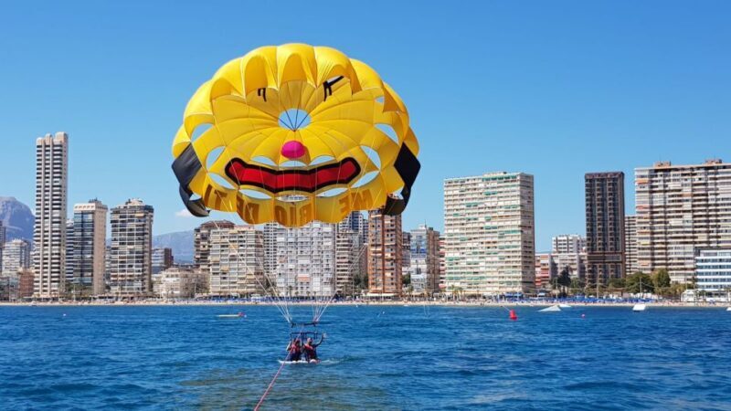 Benidorm: Parasailing Boat Trip with Costa Blanca Views - The Flight: Views from the Sky