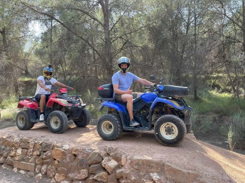 Benidorm: Two-seater quad bike tour with a stop at waterfalls for swimming - The Experience: What You Can Expect