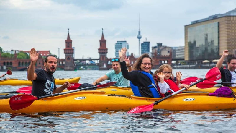 Berlin: Kayaking Tour East - Kreuzberg and Spree river - The Itinerary and Key Stops