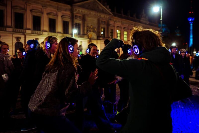 Berlin: Walk and Dance Silent Disco Tour with 80s / 90s - Key Points
