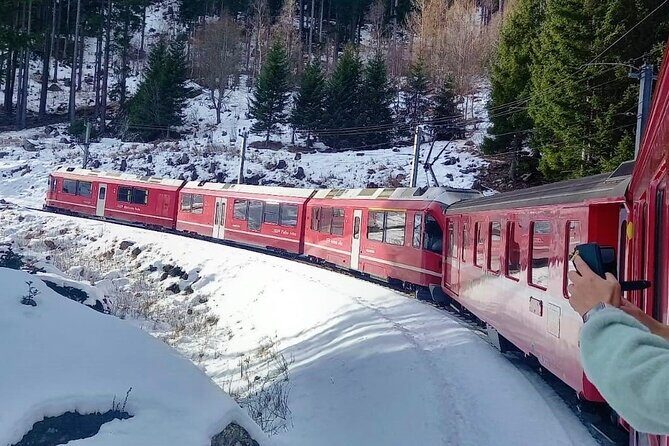 Bernina Red Train, Swiss Alps & St Moritz From Milan - The Scenic Drive to Saint Moritz