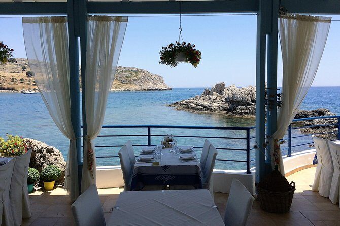 BEST OF LINDOS & RHODES - LUNCH BREAK & WINE TASTING - 19p / 7h - Lindos and Pottery Demonstration