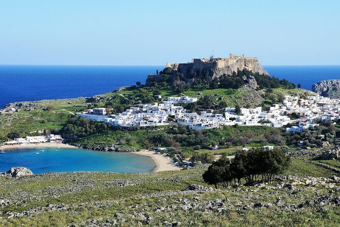 BEST OF LINDOS & RHODES - PRIVATE TOUR - SHORE EXCURSION - HALF DAY - 4 People - Lindos: The Village and the Beach