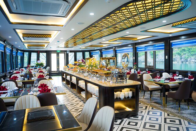 Best Seller Halong Luxury Day Cruise: Buffet Lunch & Sunset Party - FAQs