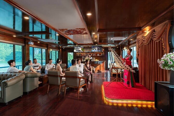 Best Selling Sonata Cruise Halong: Buffet & Live Music Adventure - The Setting and Arrival