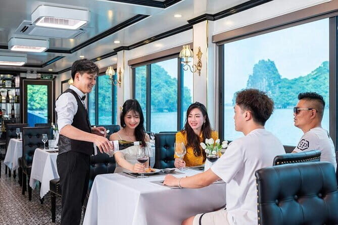 Best Selling Sonata Cruise Halong: Buffet & Live Music Adventure - The Cruise Vessel: Comfort and Style