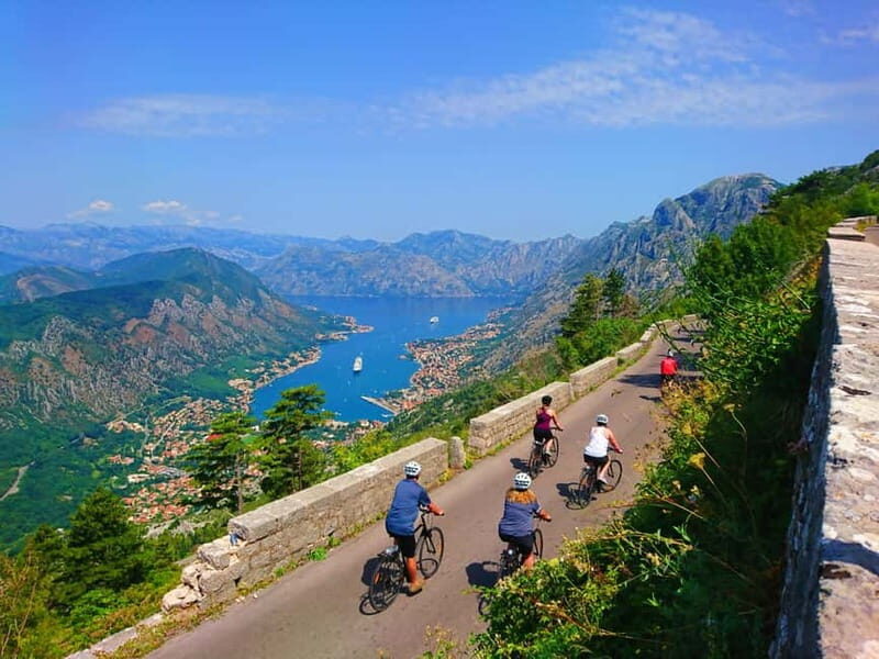 Bike tour - Downhill from Njegos Mausoleum to Kotor bay - Key Points