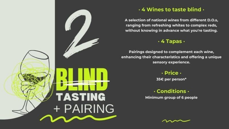 Blind Tasting in Seville - The Wines and Tapas: What Will You Taste?
