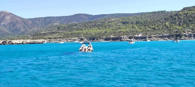 Blue Lagoon Latchi, coach transfer+boat trip, Half day trip - The Sum Up