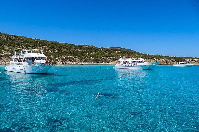 Blue Lagoon Latchi Pafos, glass bottom boat+water slide F/D trip - FAQ