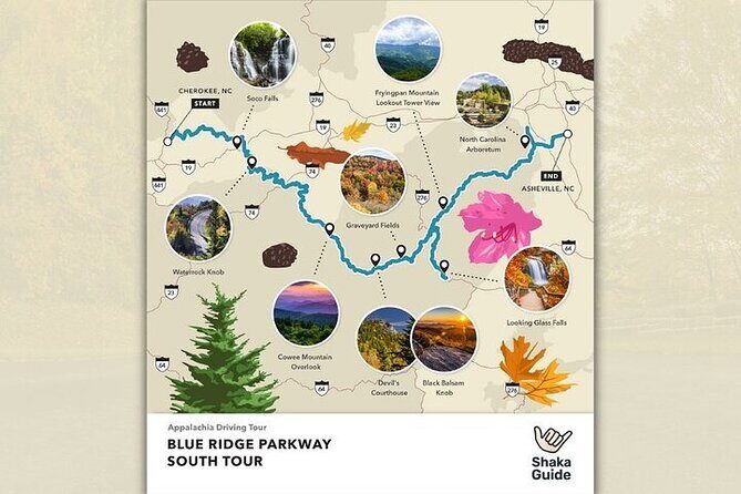 Blue Ridge Parkway South Self Guided Audio Tour - The Journey Begins: From Asheville to Cherokee